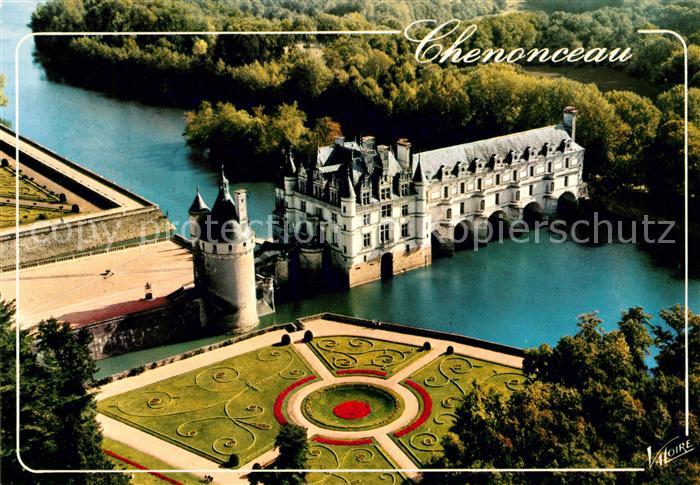 Chenonceaux Indre et Loire Fliegeraufnahme Chateau