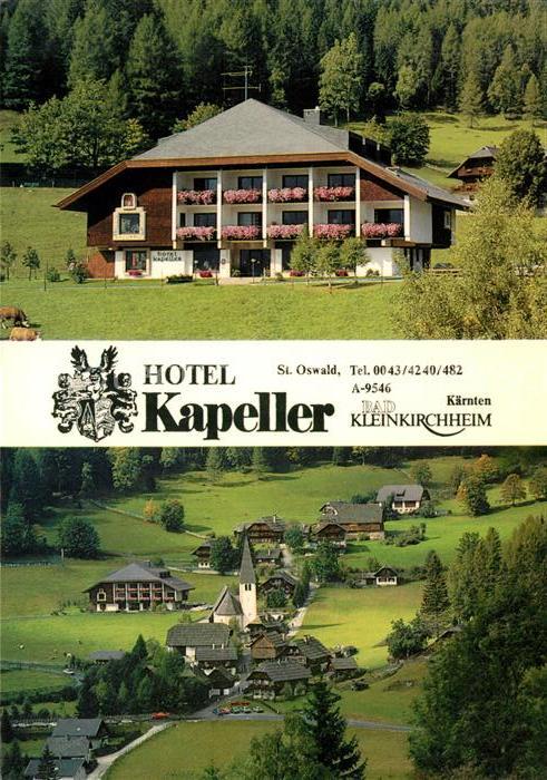 Kleinkirchheim Kaernten Bad Hotel Kapeller