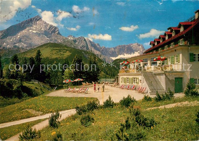 GARMISCH-PARTENKIRCHEN Bayern Kreuzeckhaus Alpspitze Zugspitze