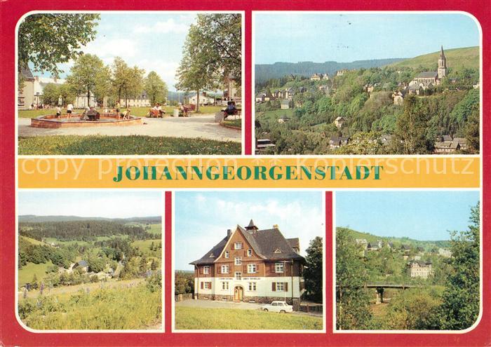Johanngeorgenstadt Platz des Bergmanns Unterjugel Jugendherberge Ernst Schneller