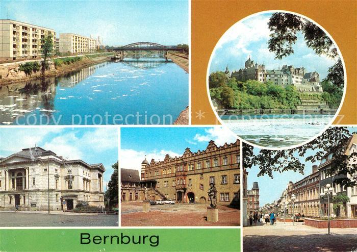 Bernburg Saale Saalepartie Schloss Carl Maria von Weber Theater Langes Haus