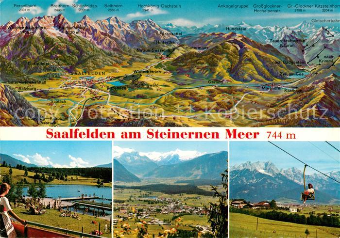 Saalfelden Steinernes Meer Panorama Strandbad Ritzensee Hohe Tauern Kitzsteinhor