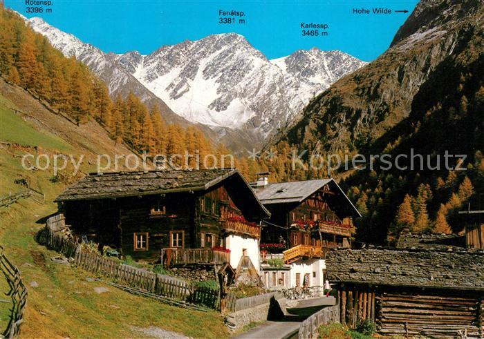 Schnalstal Gasthof Jaegerrast Vorderkaser
