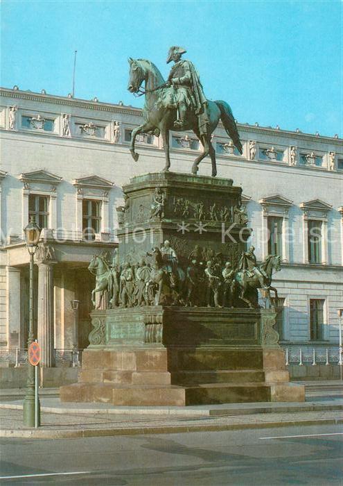 BERLIN  CITY Reiterstandbild Friedrichs II Unter den Linden