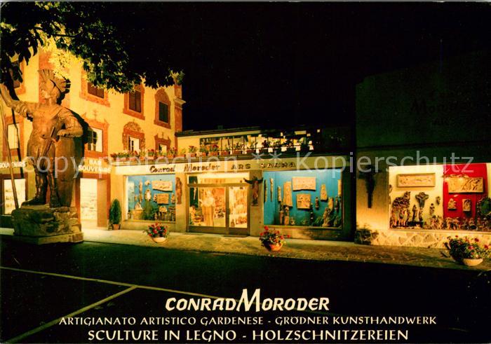 St Ulrich Groeden Tirol Conrad Moroder Artigianato Artistico Gardenese