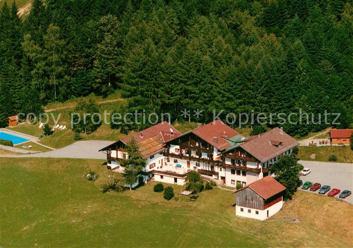 Drachselsried Fliegeraufnahme Berggasthof Riedlberg