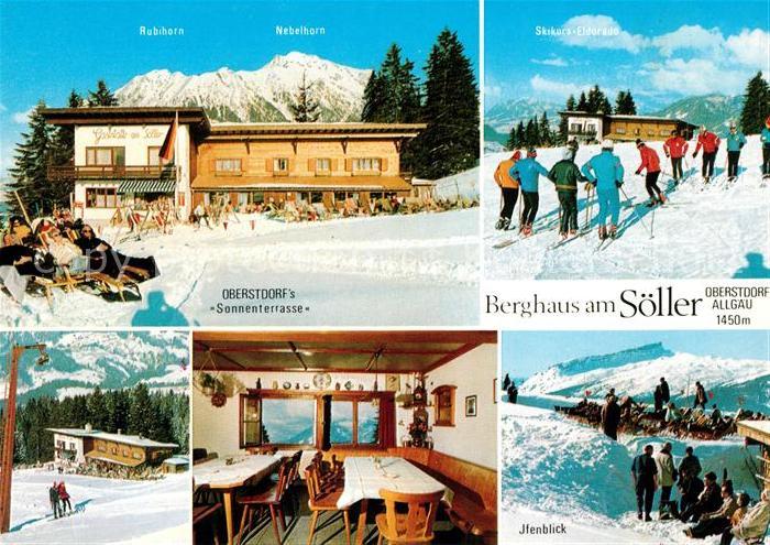 Oberstdorf Berghaus am Soeller Winter