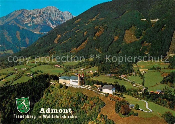 Admont Steiermark Fliegeraufnahme Frauenberg Wallfahrtskirche