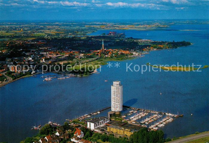 Schleswig Holstein Fliegeraufnahme Wikingturmrestaurant Cafe