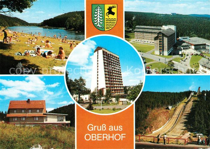 Oberhof Thueringen Luetschetalsperre FDGB Erholungsheim Fritz Weineck Rennsteig