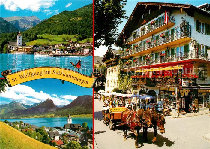 St Wolfgang Salzkammergut Hotel Schwarzes Roessl Fussgaengerzone