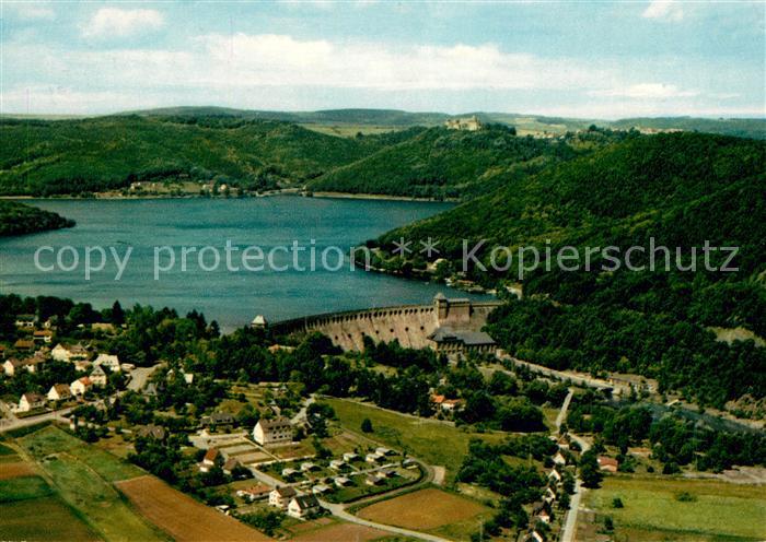 Edertal Fliegeraufnahme Edersee