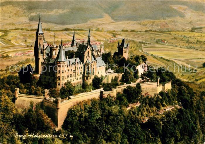 Burg Hohenzollern Fliegeraufnahme