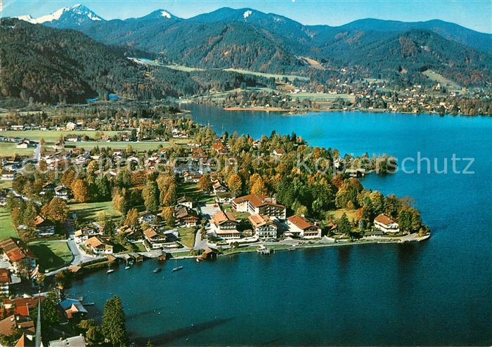 Rottach-Egern Fliegeraufnahme Seehotel ueberfahrt