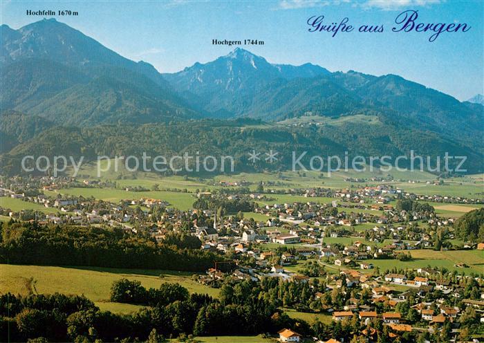 Bergen Chiemgau Fliegeraufnahme Hochfelln