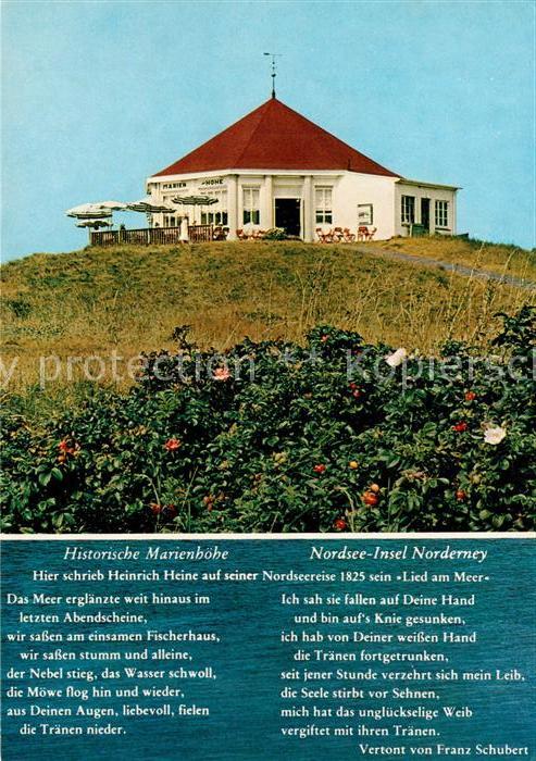 Norderney Nordseebad Historische Marienhoehe