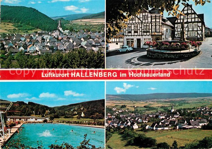 Hallenberg Schwimmbad Brunnen