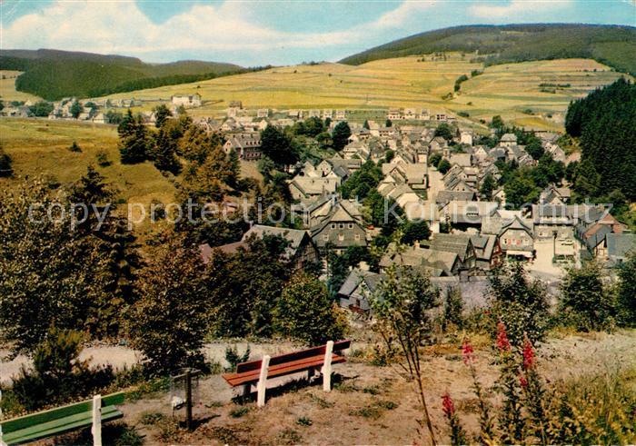 Willingen Sauerland Ausblick vom Orenberg