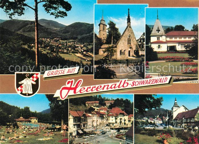 Herrenalb Bad Herrenalb Kirche Schwimmbad