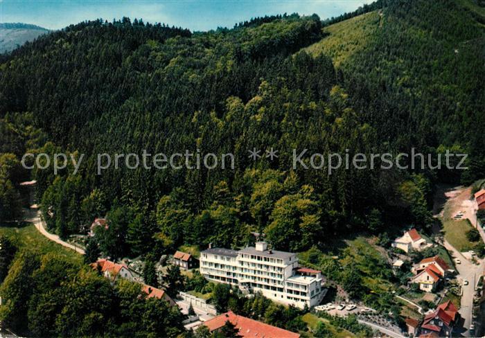 Bad Lauterberg Fliegeraufnahme Sanatorium Dr. von Plachy