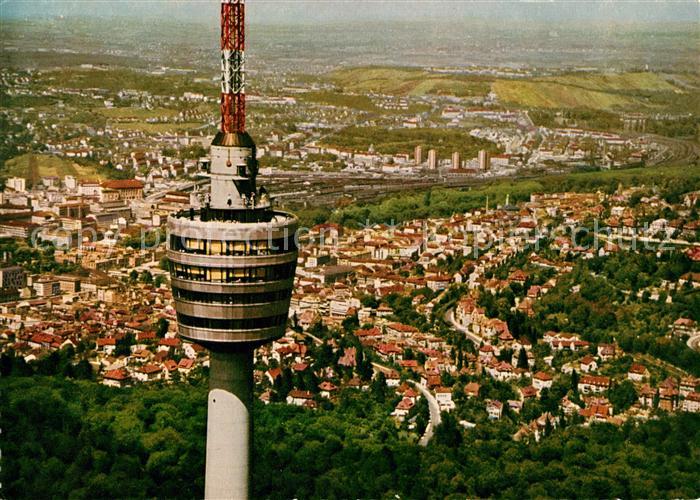 STUTTGART  CITY Fernsehturm Fliegeraufnahme