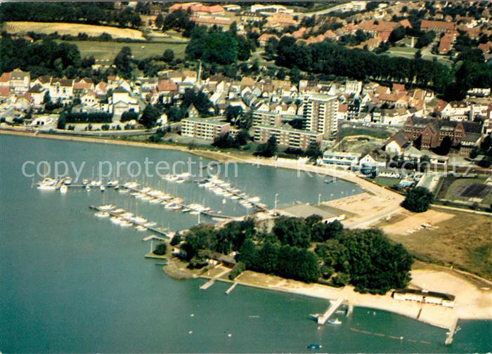 Schleswig Schlei Fliegeraufnahme Schlei-Segel-Club
