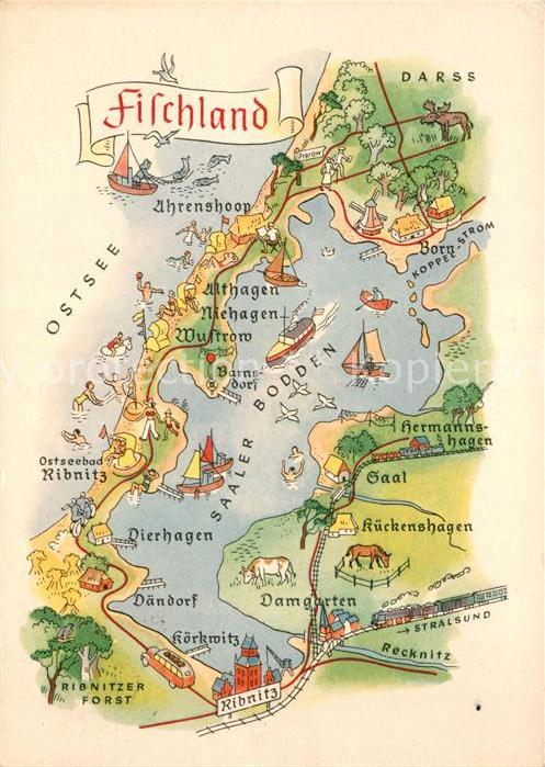 Darss Region Ostsee Damgarten Dierhagen Ahrenshoop