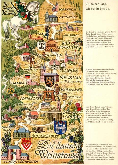 Bad Duerkheim Hambach Edenkoben Bad Bergzaberg Ortungskarte