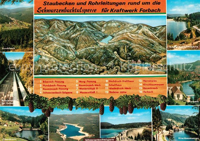 Forbach Baden Staubecken Kirschbaumwasen Hundsbach Schwazenbachtalsperre