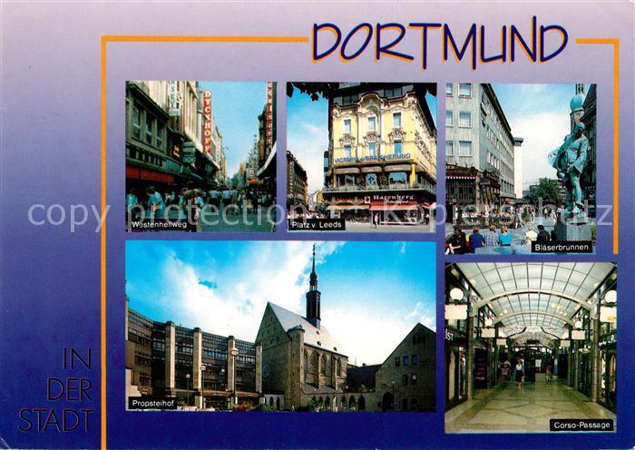 DORTMUND  CITY Corso-Passage Propsteihof Platz v. Leeds