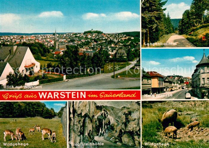 Warstein Hauptstrasse Wildgehege Tropfsteinhoehe