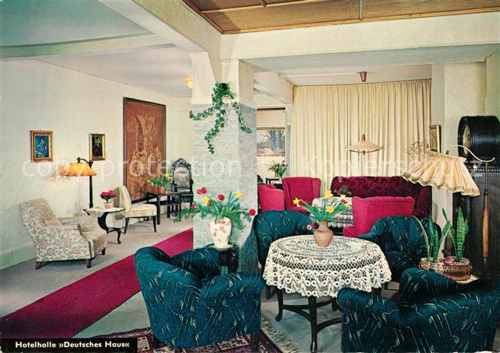 Hahnenklee-Bockswiese Harz Hotelhalle Deutsches Haus