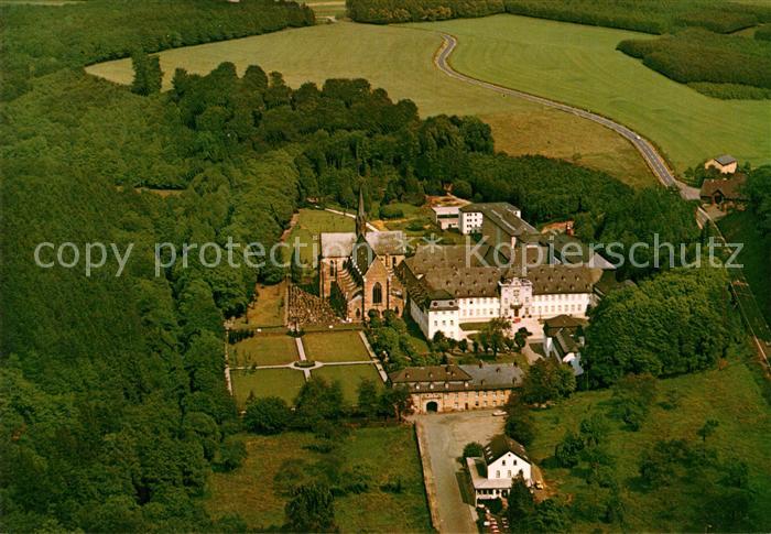 Hachenburg Westerwald Fliegeraufnahme Zisterzienser-Abtei Marienstatt