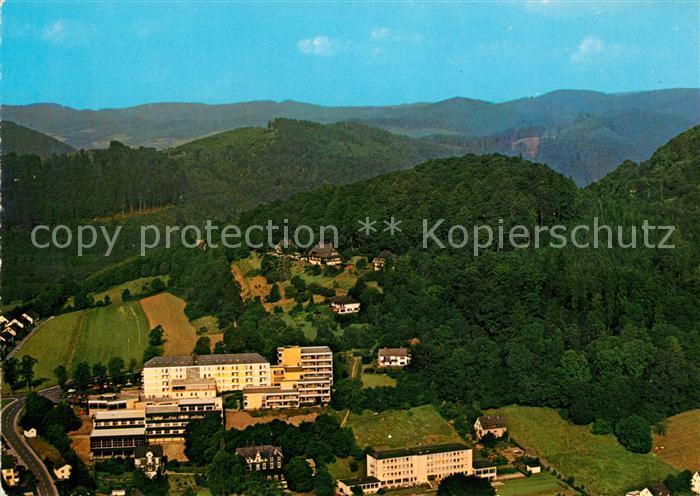 Laasphe BAD LAASPHE NRW Fliegeraufnahme Schlossbergsanatorium Wittgenstein