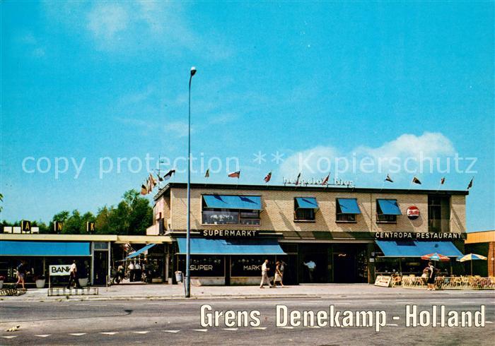 Niederlande Supermarkt-Souvenir-Restaurant Hollands Duitse grens Grens Denekamp