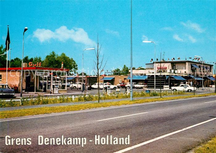 Niederlande Supermarkt-Souvenir-Restaurant Hollands Duitse grens Grens Denekamp