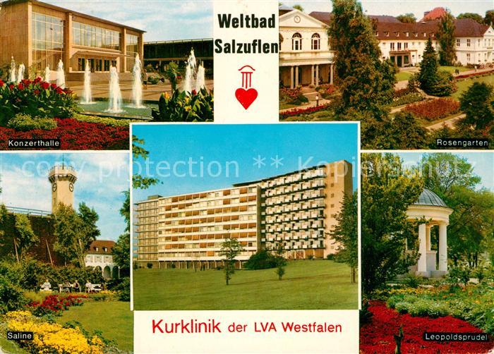 Bad Salzuflen Kurklinik LVA Westfalen Konzerthalle Rosengarten