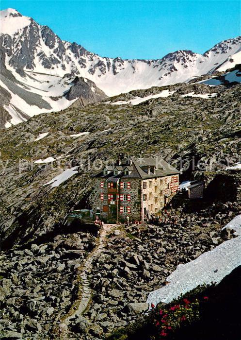 Nuernbergerhuette Stubaier Alpen Tuerl Westlicher Feuerstein