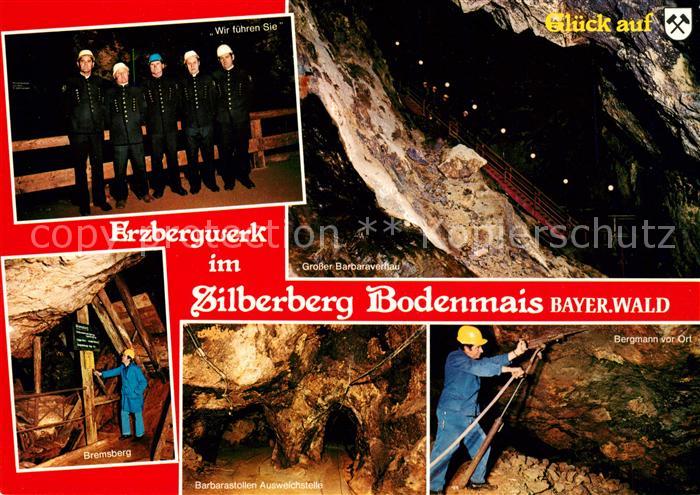 Bodenmais Erzbergwerk Silberberg Grosser Barbaraverhau Bremsberg Bergleute