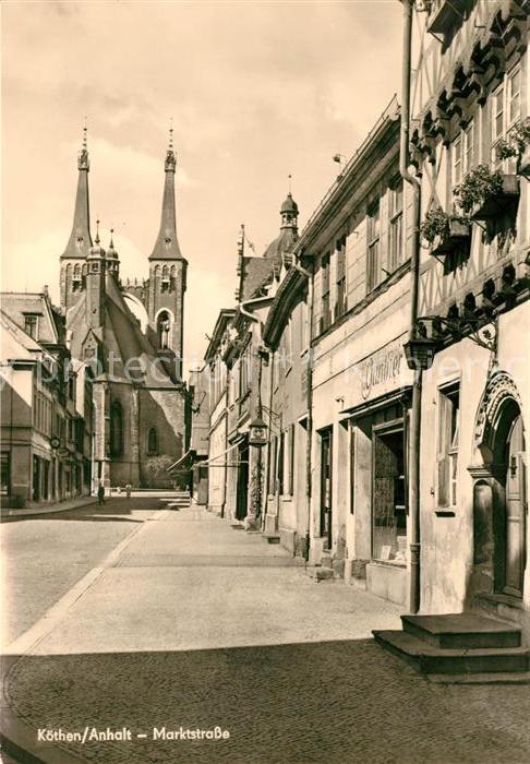 Koethen Anhalt Marktstrasse