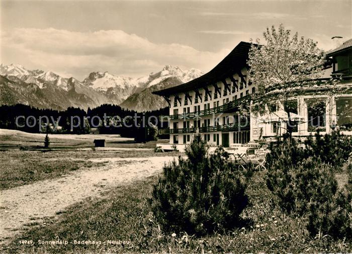 Sonthofen Oberallgaeu Sonnenalp Kneippbad Alpen Moor