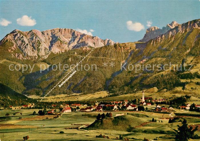 Pfronten Ostallgaeu Bayern Fliegeraufnahme Breitenbergbahn Rossberg Aggenstein B