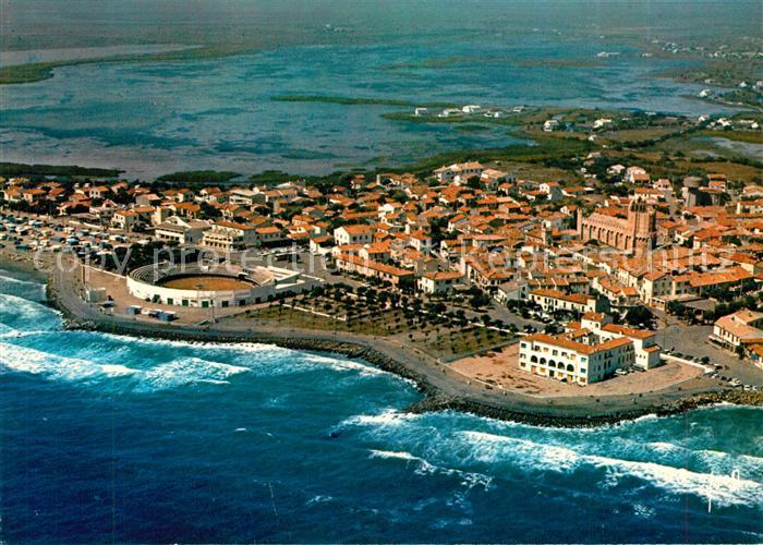 Les Saintes-Maries-de-la-Mer Fliegeraufnahme En Camargue