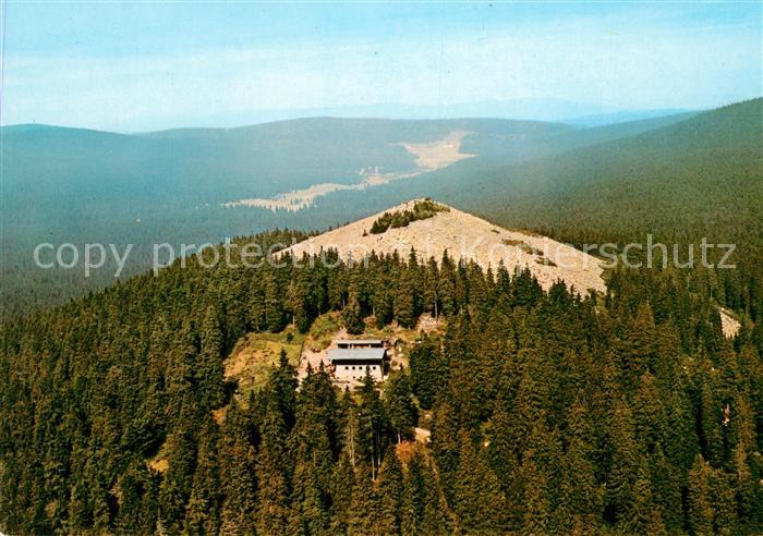 Lusen Bayerischer Wald Fliegeraufnahme Schutzhaus