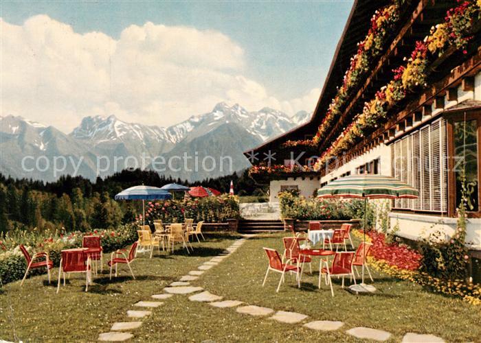 Sonthofen Oberallgaeu Allgaeuer Berghof Alpe Eck