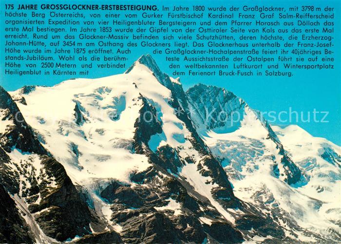 Grossglockner Panorama Erstbesteigung