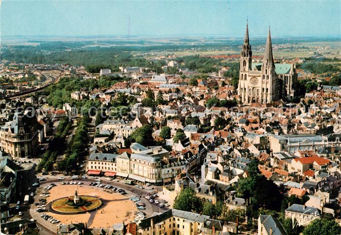 Chartres 28 Fliegeraufnahme