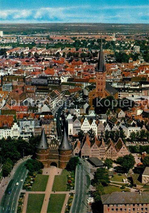 Luebeck Fliegeraufnahme