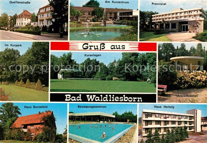 Bad Waldliesborn Quellenstrasse Kurpark Kurzentrum Provinzial Haus Bornefeld Hei