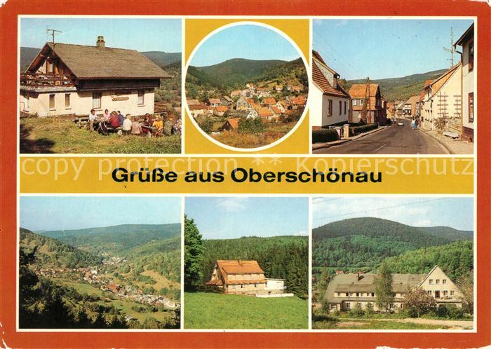 Oberschoenau Thueringen Ski Wanderhuette Am Hermannsberg Gaststaette Kanzlersgru